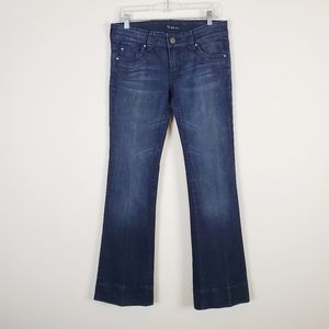 SEE THRU SOUL Dark Wash Flare Jean